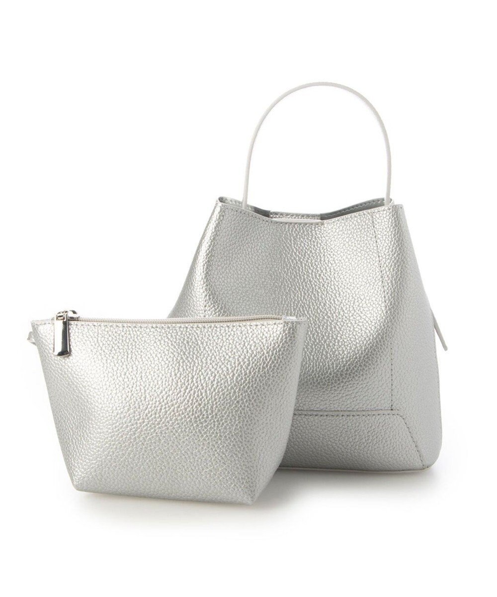 UNBILLION カシュカシュ cachecache / シボ合皮ミニバゲットバッグ 