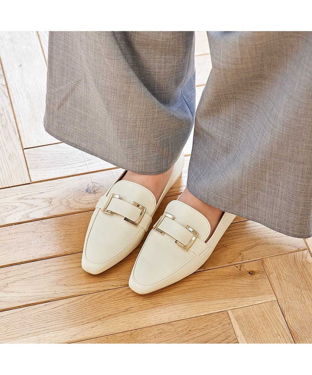 MODE ET JACOMO <carino>【レイン対応】バックルローファー 