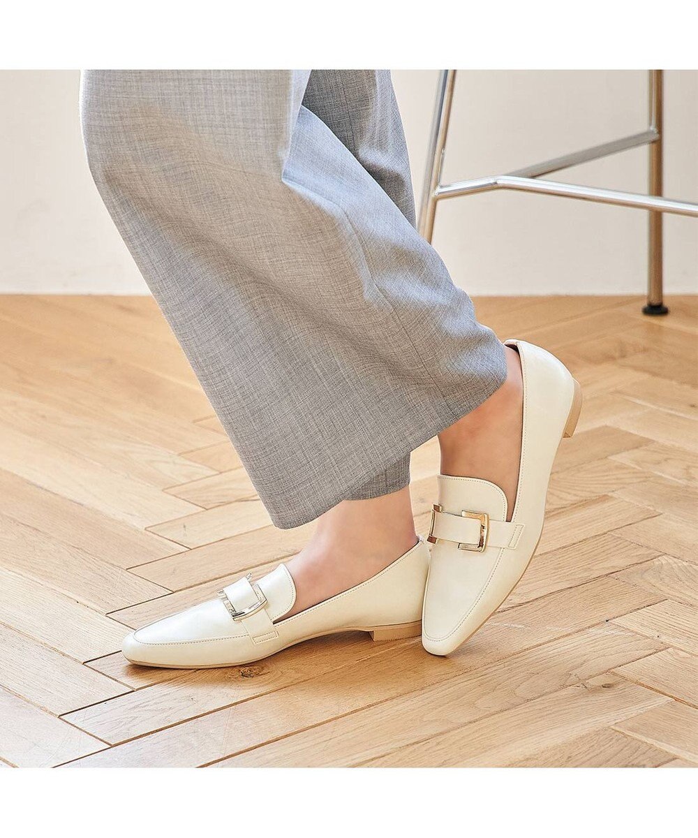 MODE ET JACOMO <carino>【レイン対応】バックルローファー 