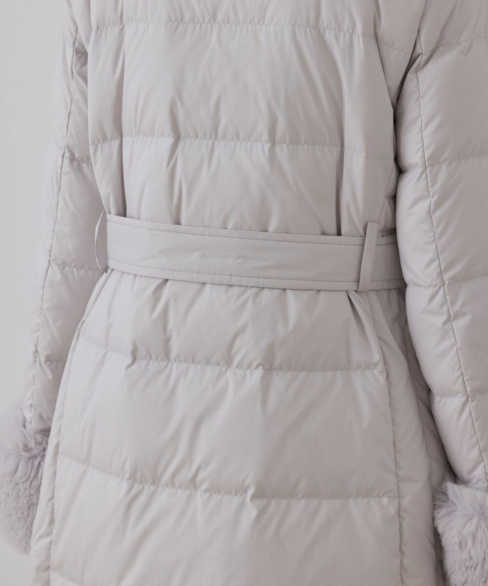 GRACE CONTINENTAL ファーカラーロングダウン 