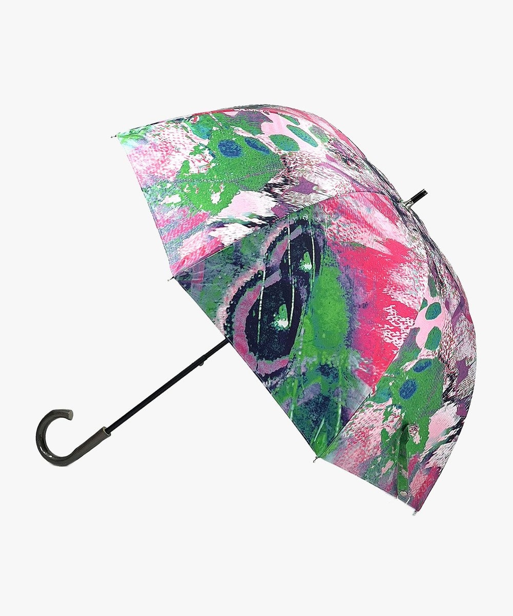 general design store 【UV/遮光率99％以上/晴雨兼用】UNICO羽柄ショート傘 PINK