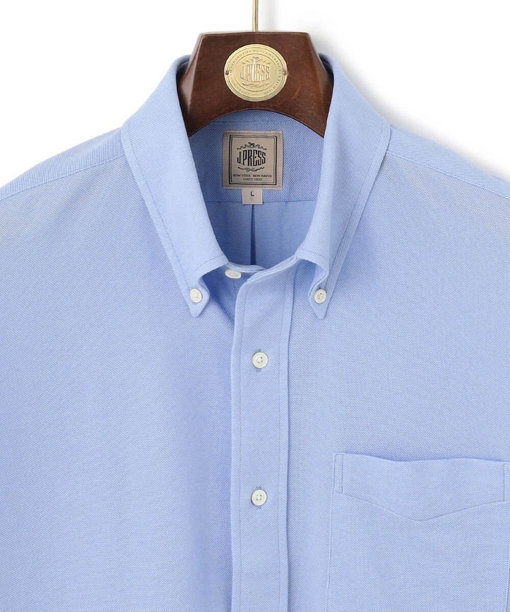 J.PRESS MEN 【J.PRESS PLUS】カノコインレイパッチポケット シャツ/B.D. 