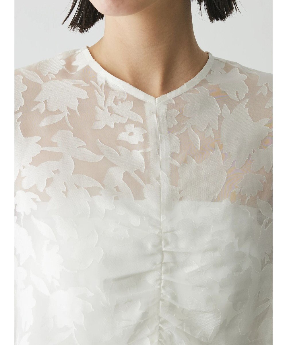 Green Parks AnriettMusee 花柄オパールシャーリングブラウス 