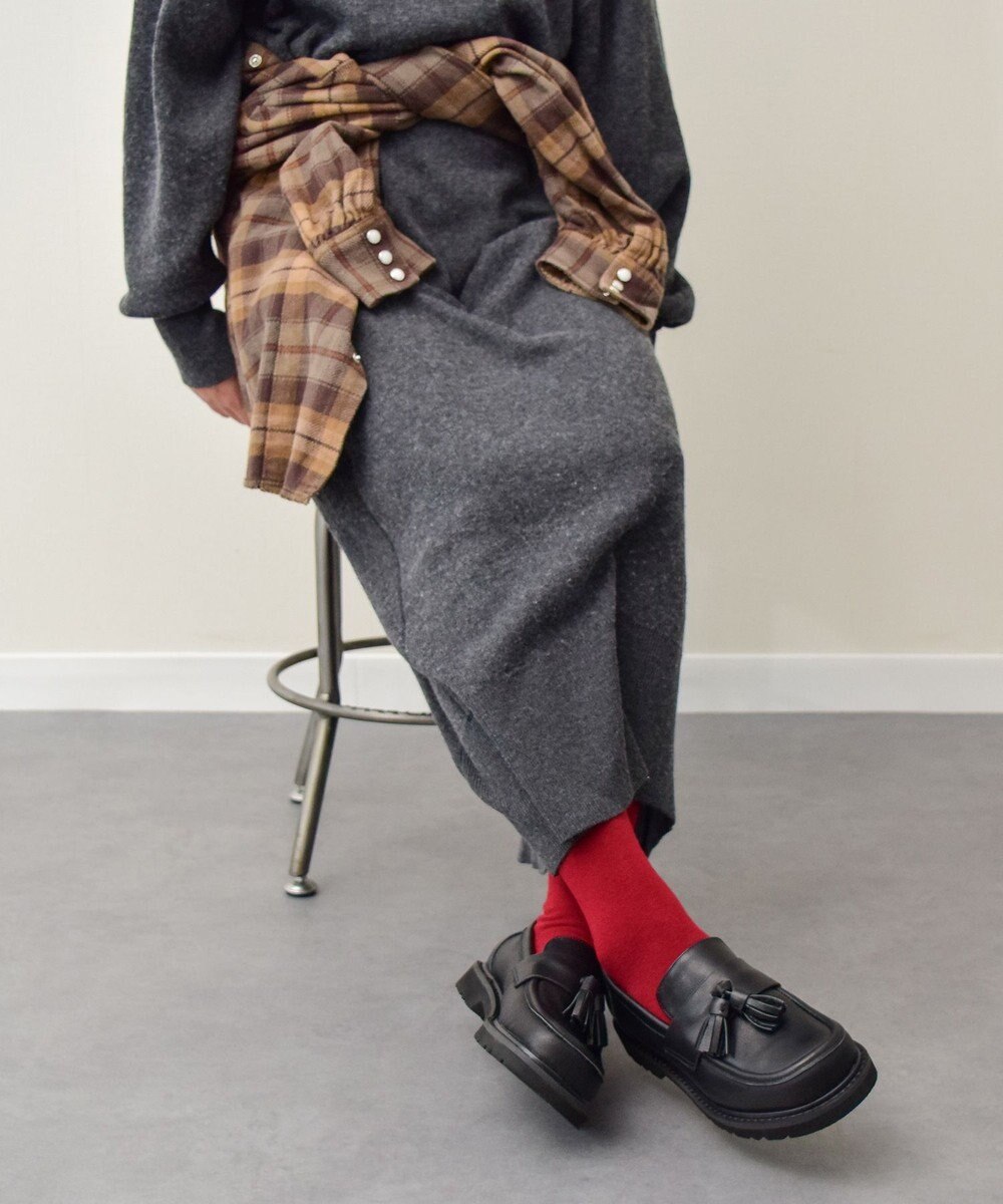 Bridget Birkin 【PARADIS COULEUR】オブリークトウタッセルローファー 