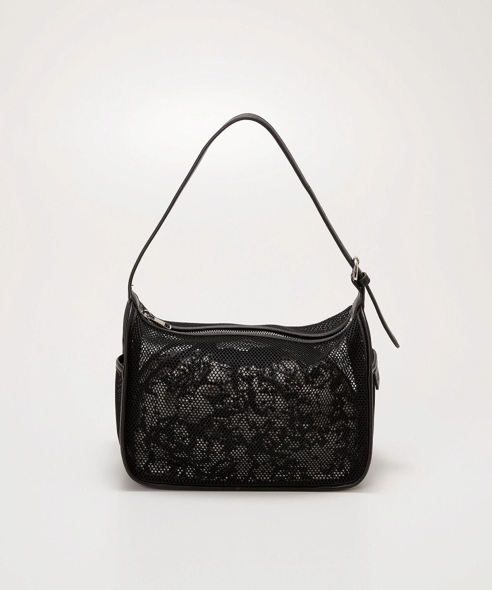 TOPKAPI 【TREASURE TOPKAPI】プリント 巾着バッグ付き メッシュ ワンハンドルバッグ 