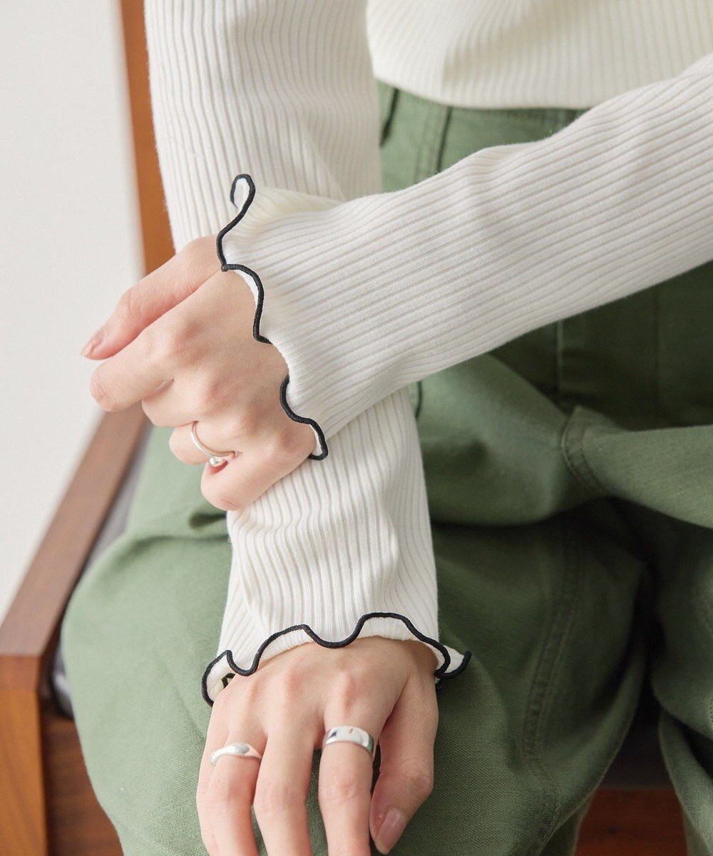 AMERICAN HOLIC 針抜きテレコカットプルオーバー 