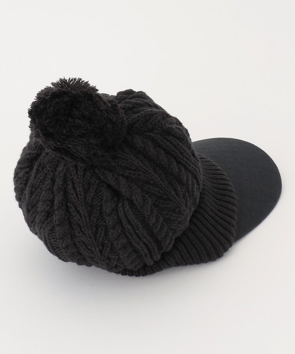 23区GOLF 【WOMEN】つば付きニット キャップ 