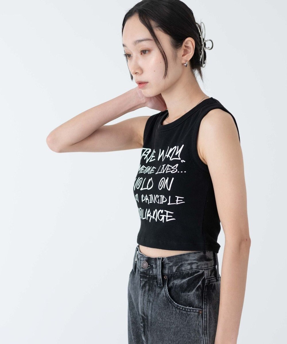 WEGO 【カップ付き】ハンドライティングプリントカップインタンク 