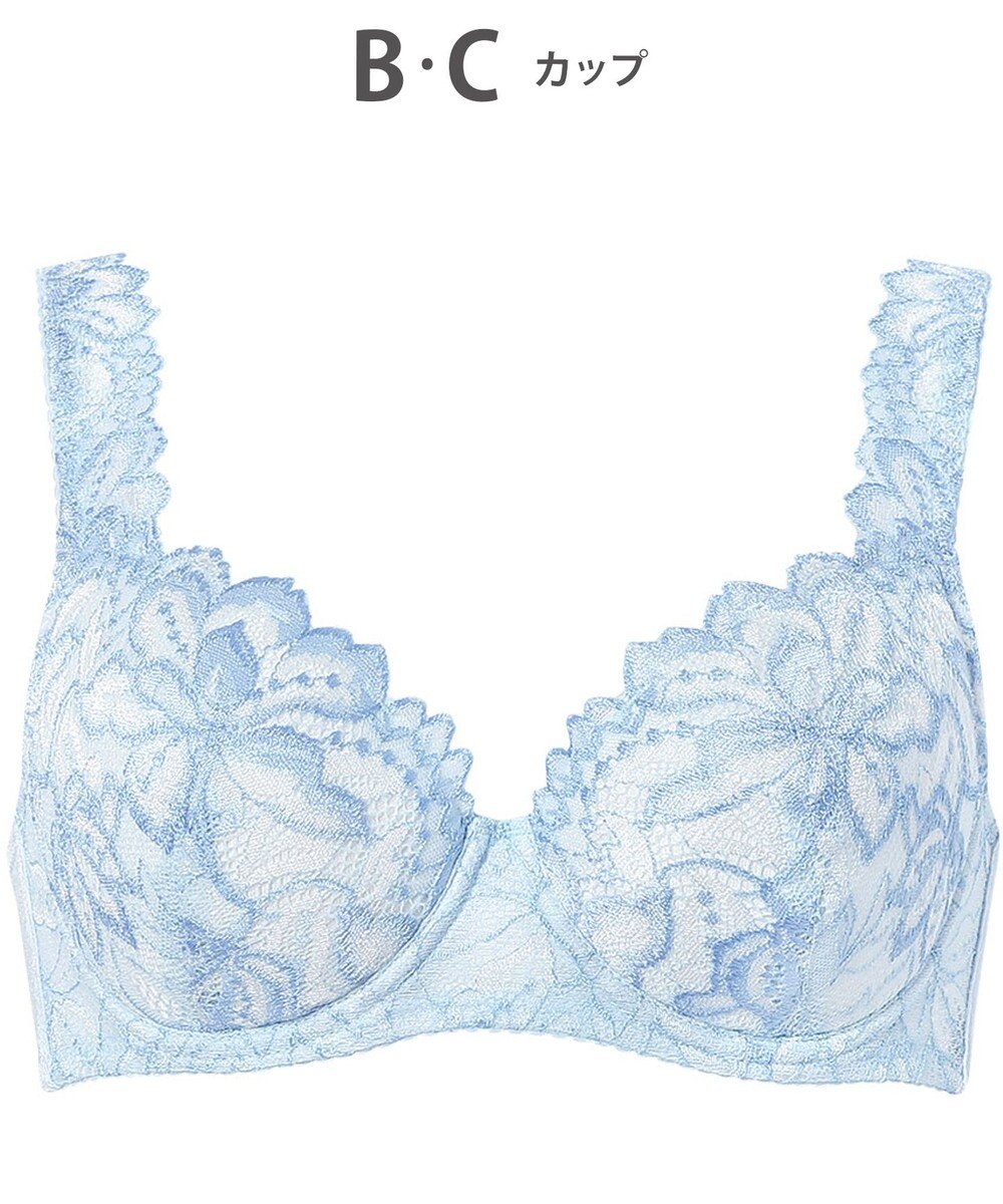 Wing ブラジャー Wing Lesiage 包みこむようなフィット感 安定感のあるつけごこち 肩にくいこみにくい ブラ PB3010 ウイング／ワコール 