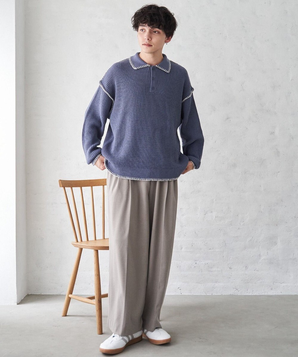 WEGO ハンドステッチポロプルオーバー 