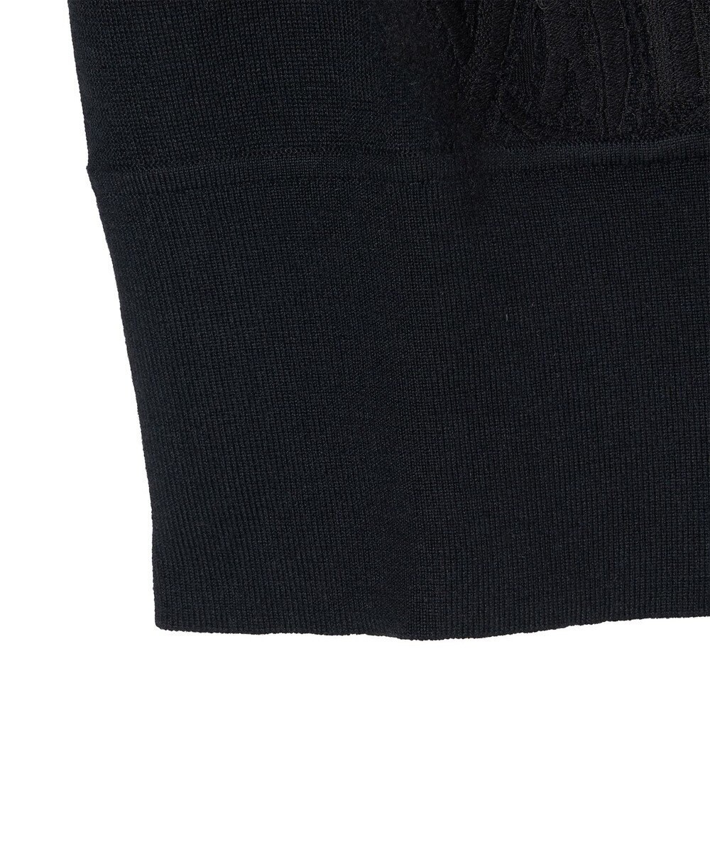 JOSEPH レース&ニット　Vネックカーディガン 