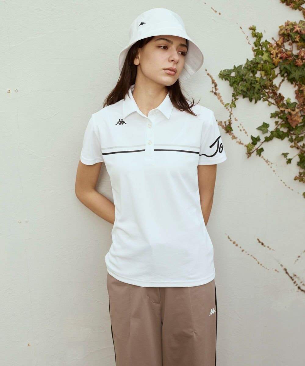 FILA GOLF／marie claire 【Kappa】切り替え半袖ポロシャツ 