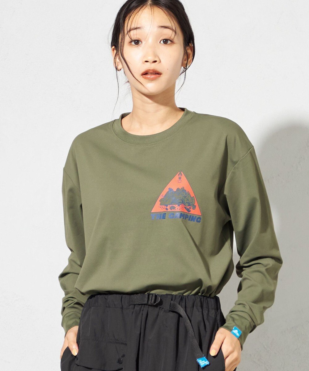SHARE PARK LADIES 【UNISEX】UVカット アートコラボロングTシャツ〈CAMP〉（S・Mサイズ） 