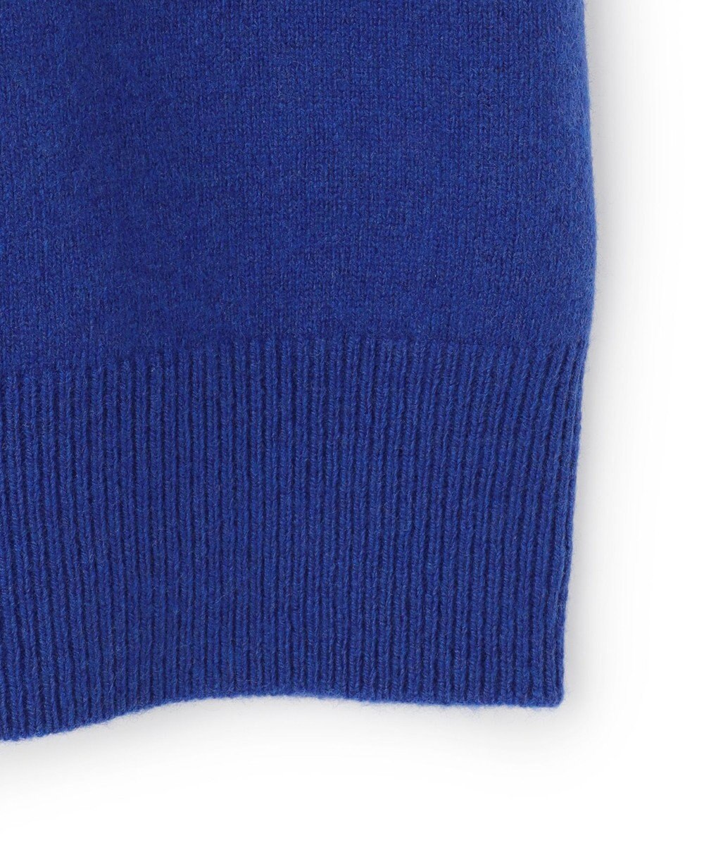 J.PRESS YORK STREET 【UNISEX】:ウールカシミヤ ハーフジップニット 