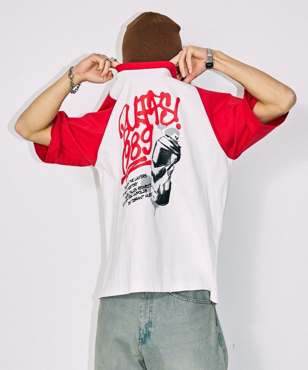 WEGO フォトグラフィックラグランBIGT（S） 