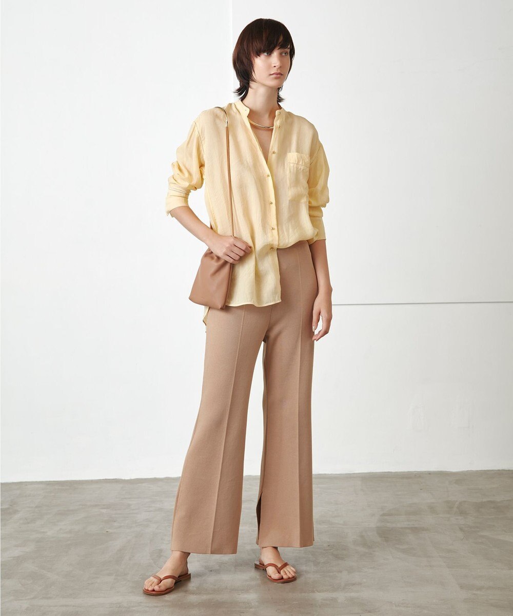 BEIGE， AULNEY / ニットフレアパンツ 