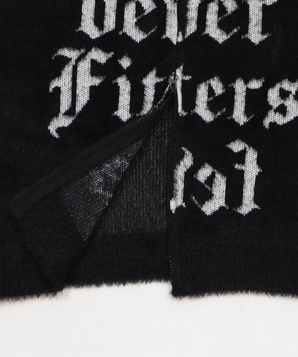 WEGO シャギーグラフィックZIPパーカー 