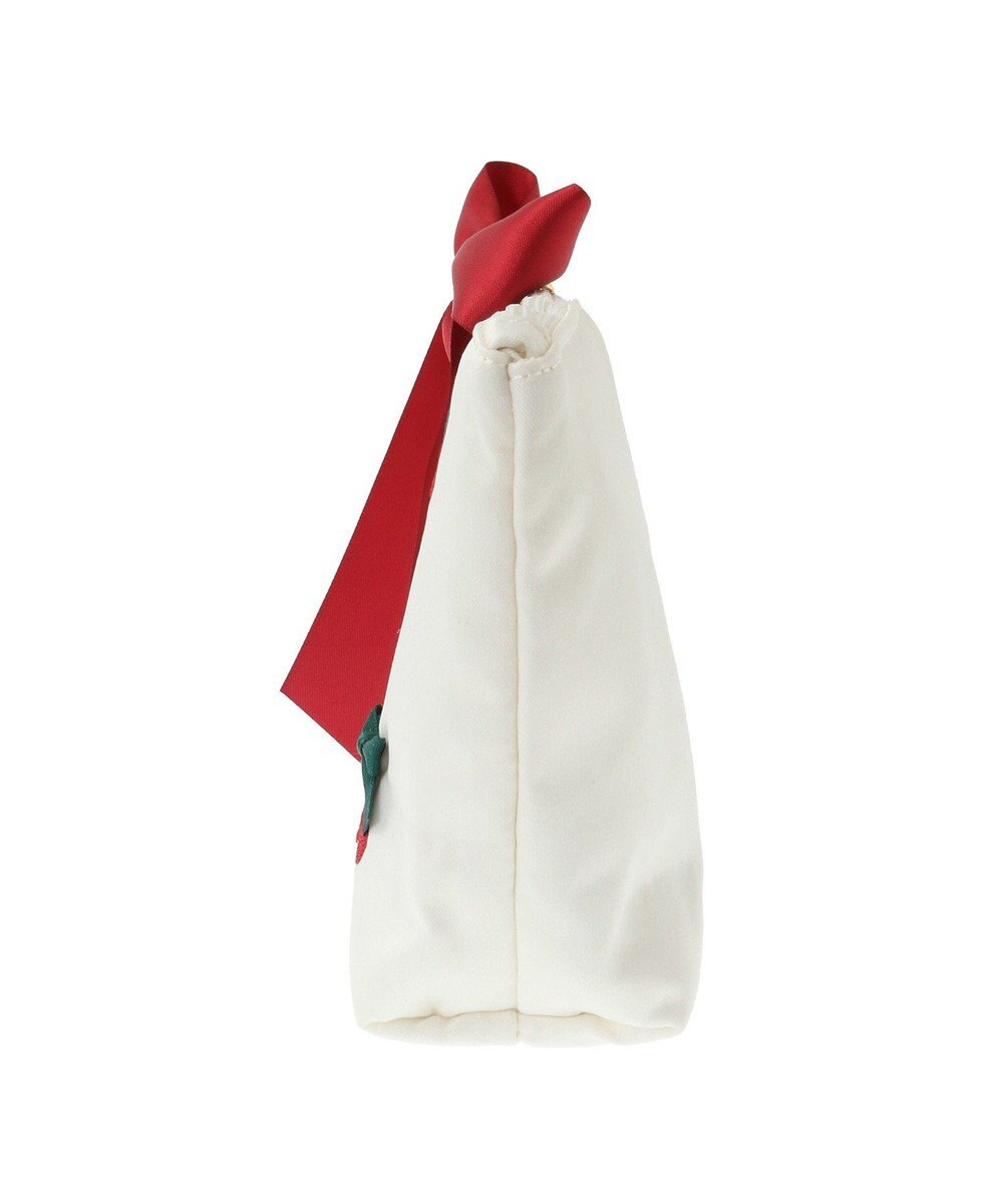 Maison de FLEUR チェリー刺繍ポーチ 