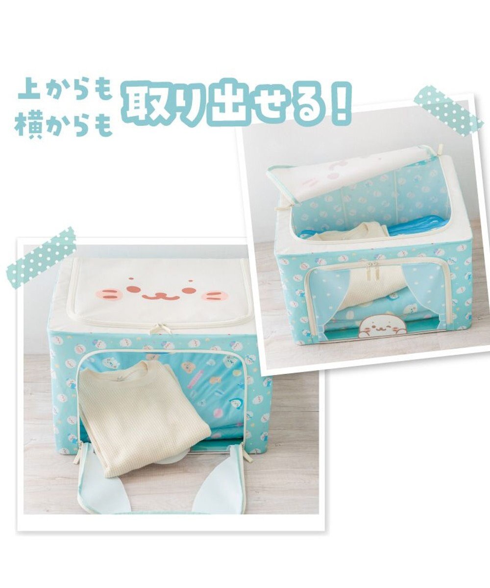 Mother garden しろたん 収納ケース 《ぽてぽて柄》 