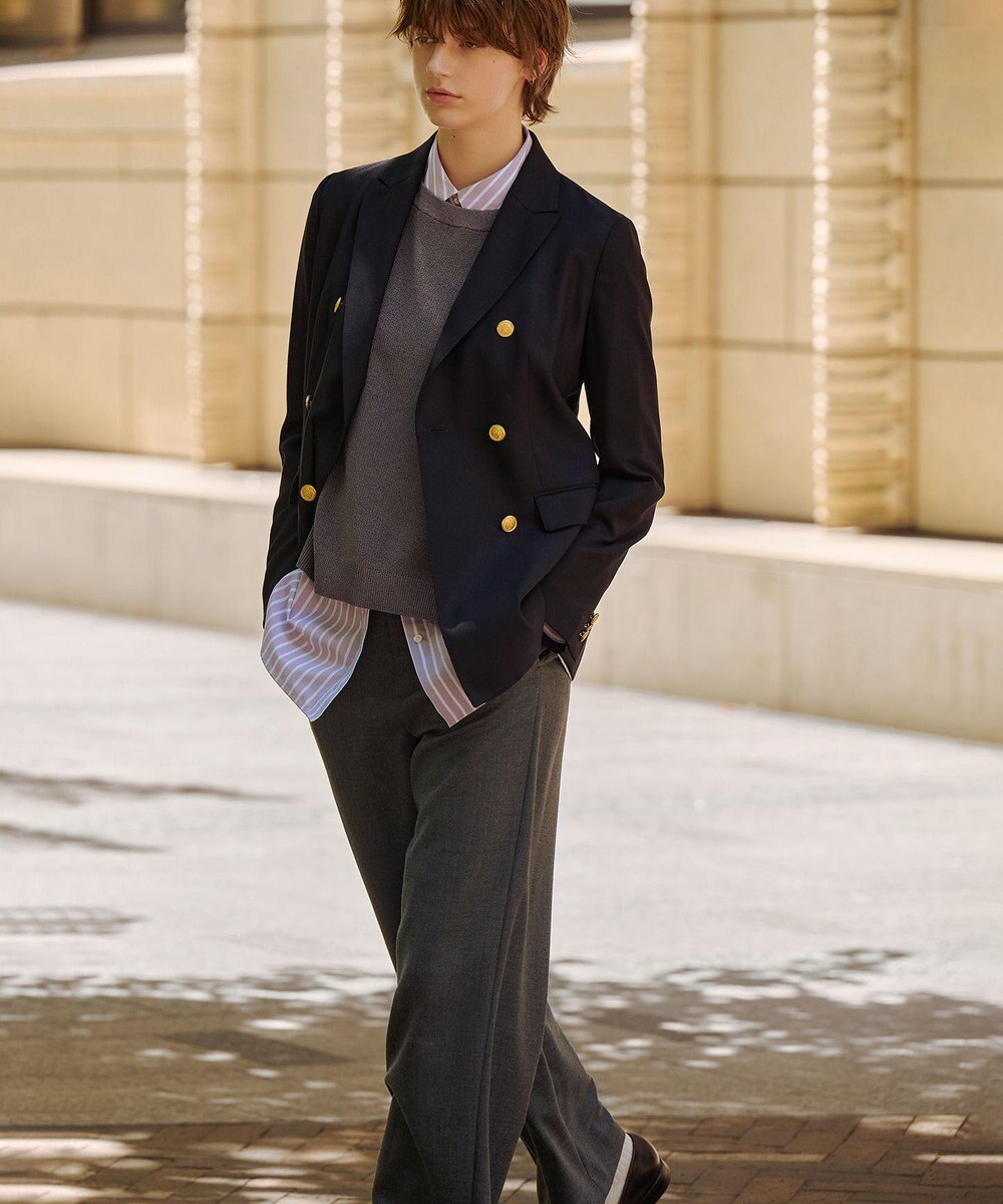 J.PRESS LADIES L オックス ダブル テーラードジャケット 