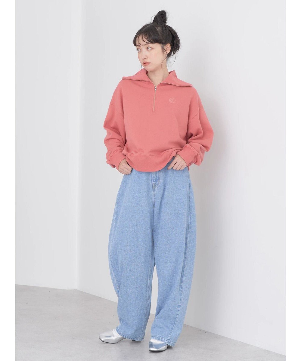 earth music&ecology ハーフＺＩＰスウェット 