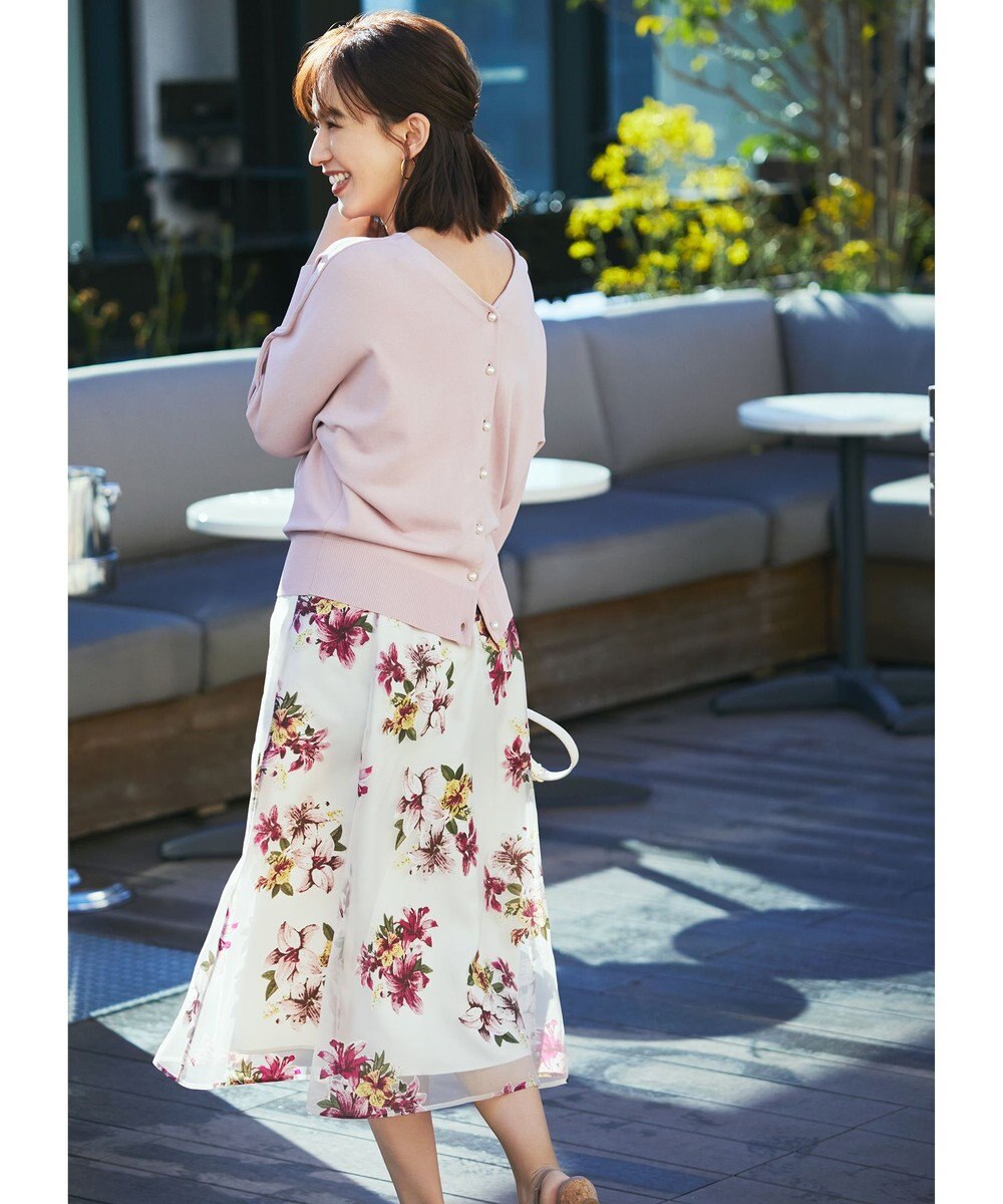 洗える】フラワーオパールプリント スカート / any SiS | ファッション