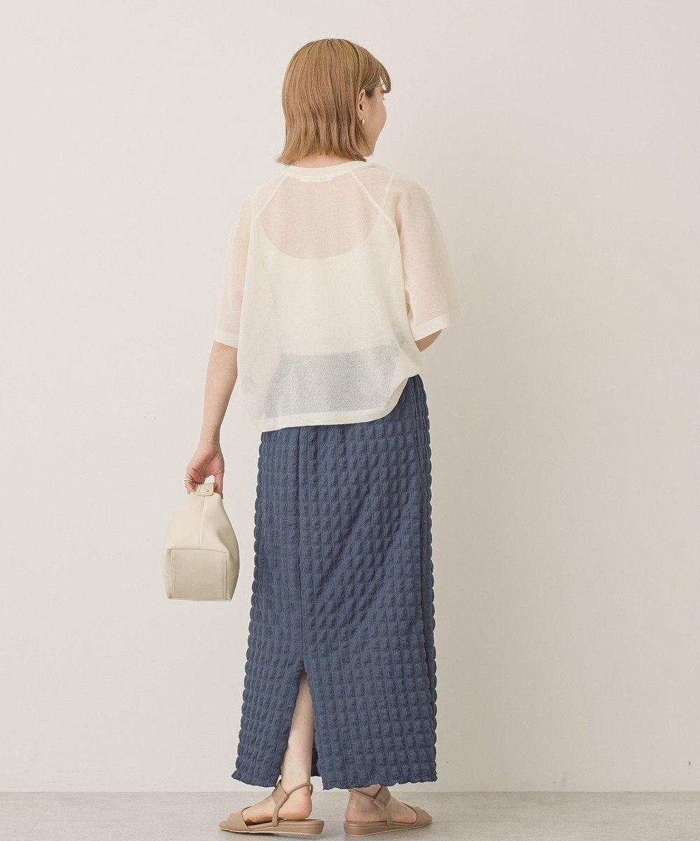 AMERICAN HOLIC プリントロゴシアーニットプルオーバー 