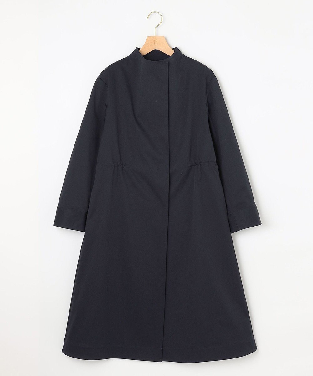 組曲 L 【WEB限定】コットンライクツイル スタンドネックコート 