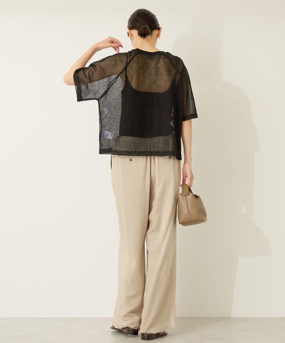 AMERICAN HOLIC プリントロゴシアーニットプルオーバー 