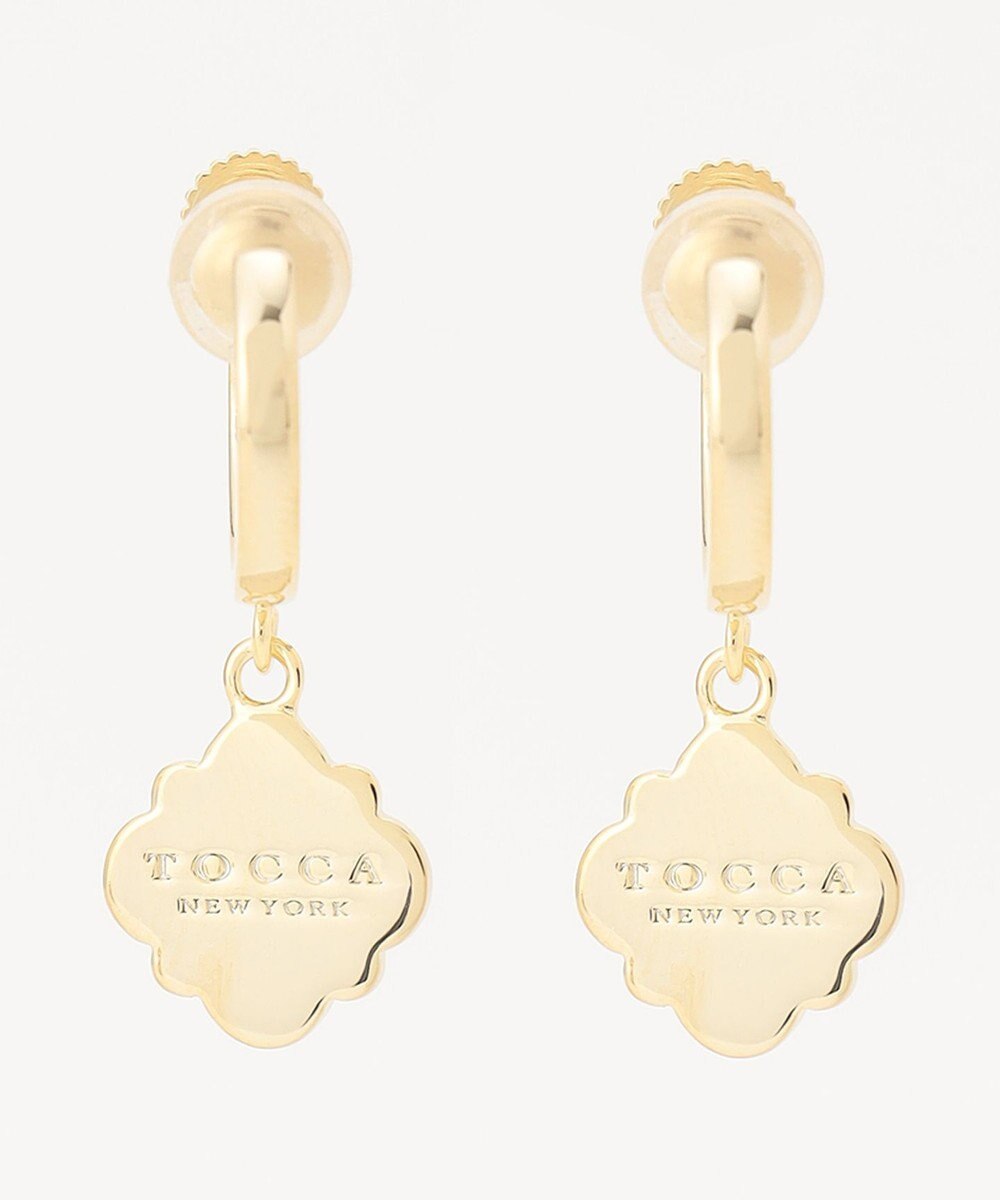 TOCCA LOGO CLOVER HOOP EARRINGS イヤリング 