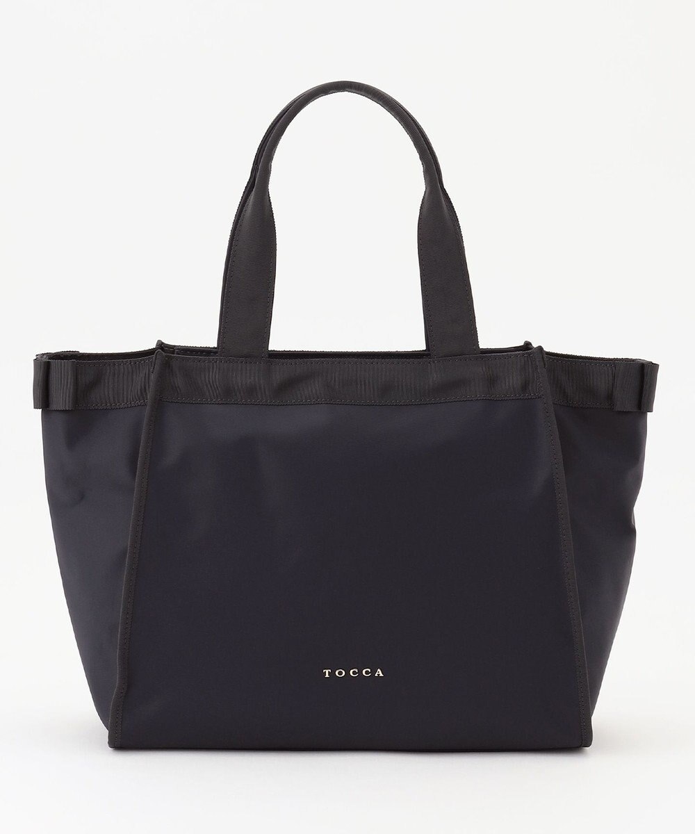 TOCCA 【A4サイズ対応・撥水】SIDE RIBBON BUCKET TOTE トートバッグ 
