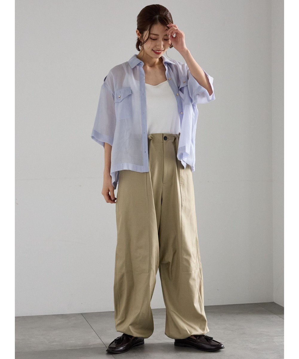 Te chichi シャイニーツイルパラシュートパンツ《2025Autumn catalog item》 