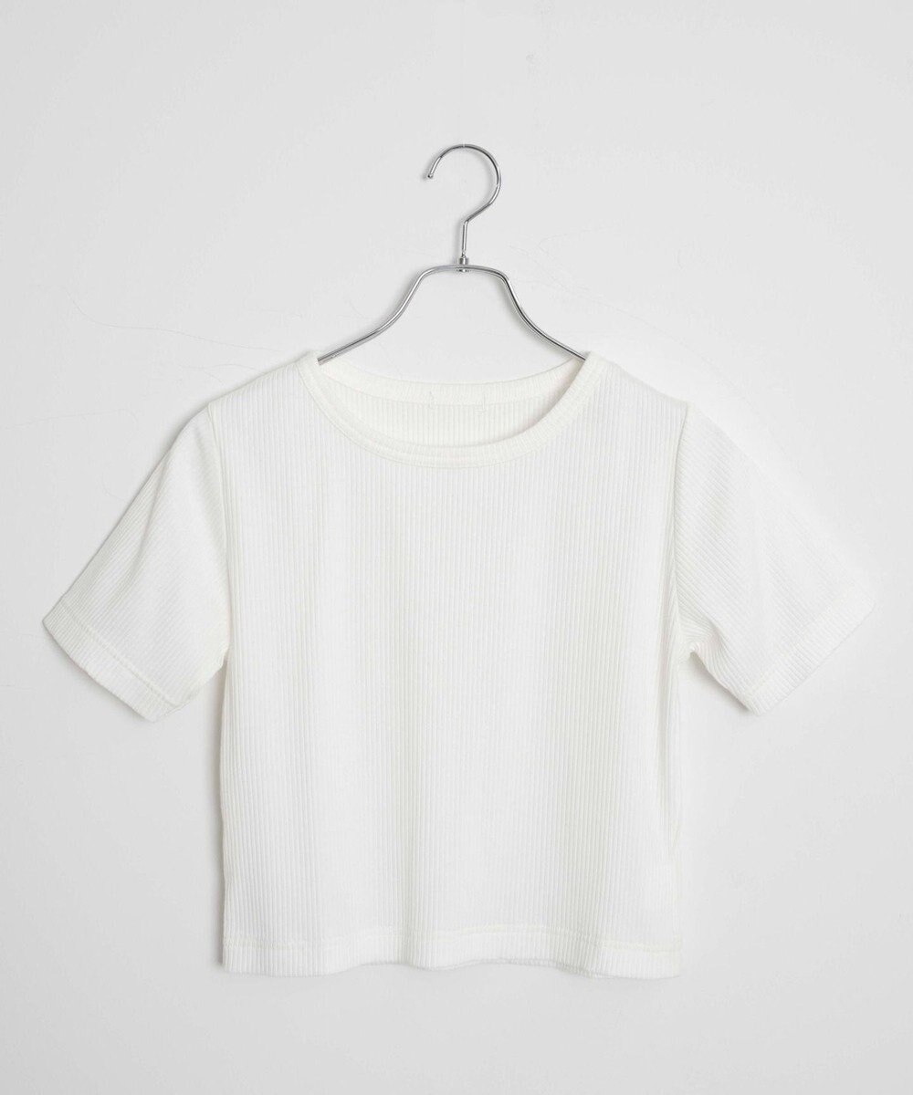 WEGO 【洗える/SML】コンパクトリブT 