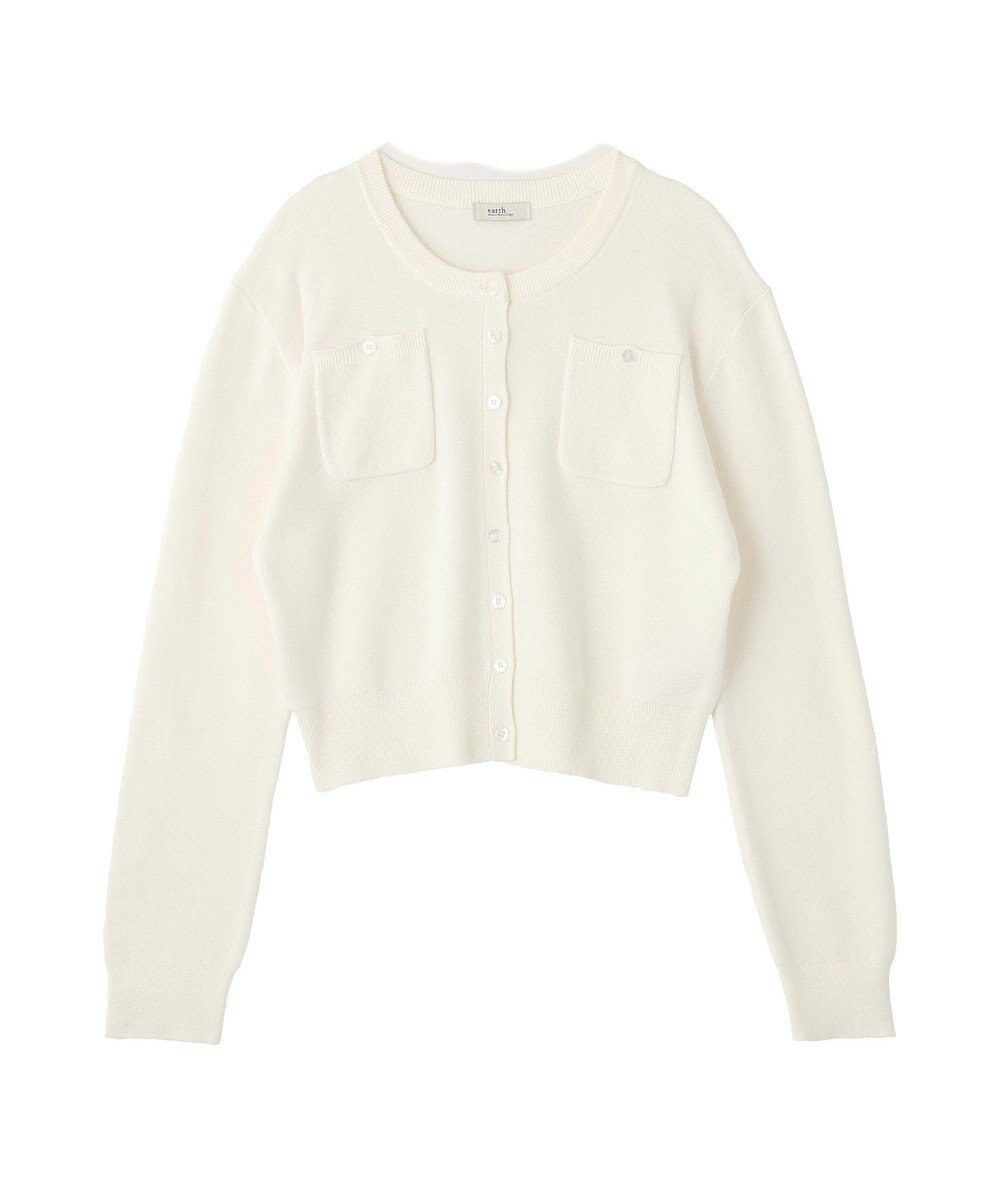 earth music&ecology ダブルポケットカーディガン 