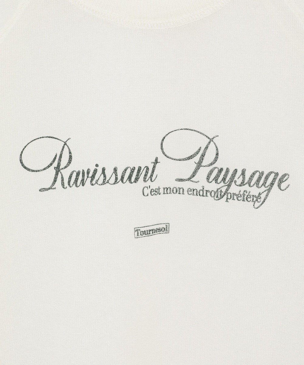 AMERICAN HOLIC プリントロゴシアーニットプルオーバー 