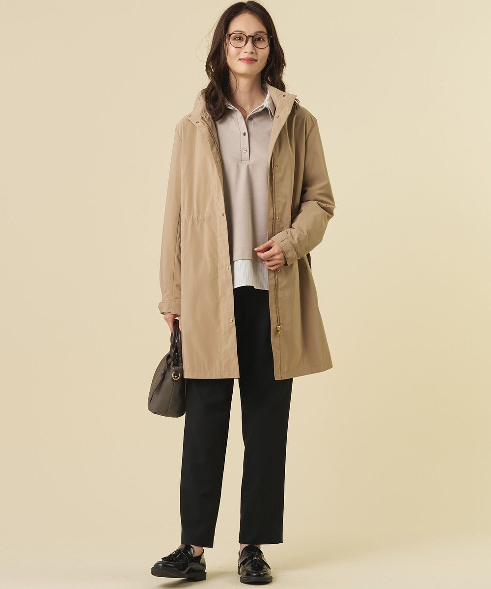 J.PRESS LADIES 【一枚着で決まる】フェイクシャツジャージー 襟付き カットソー 