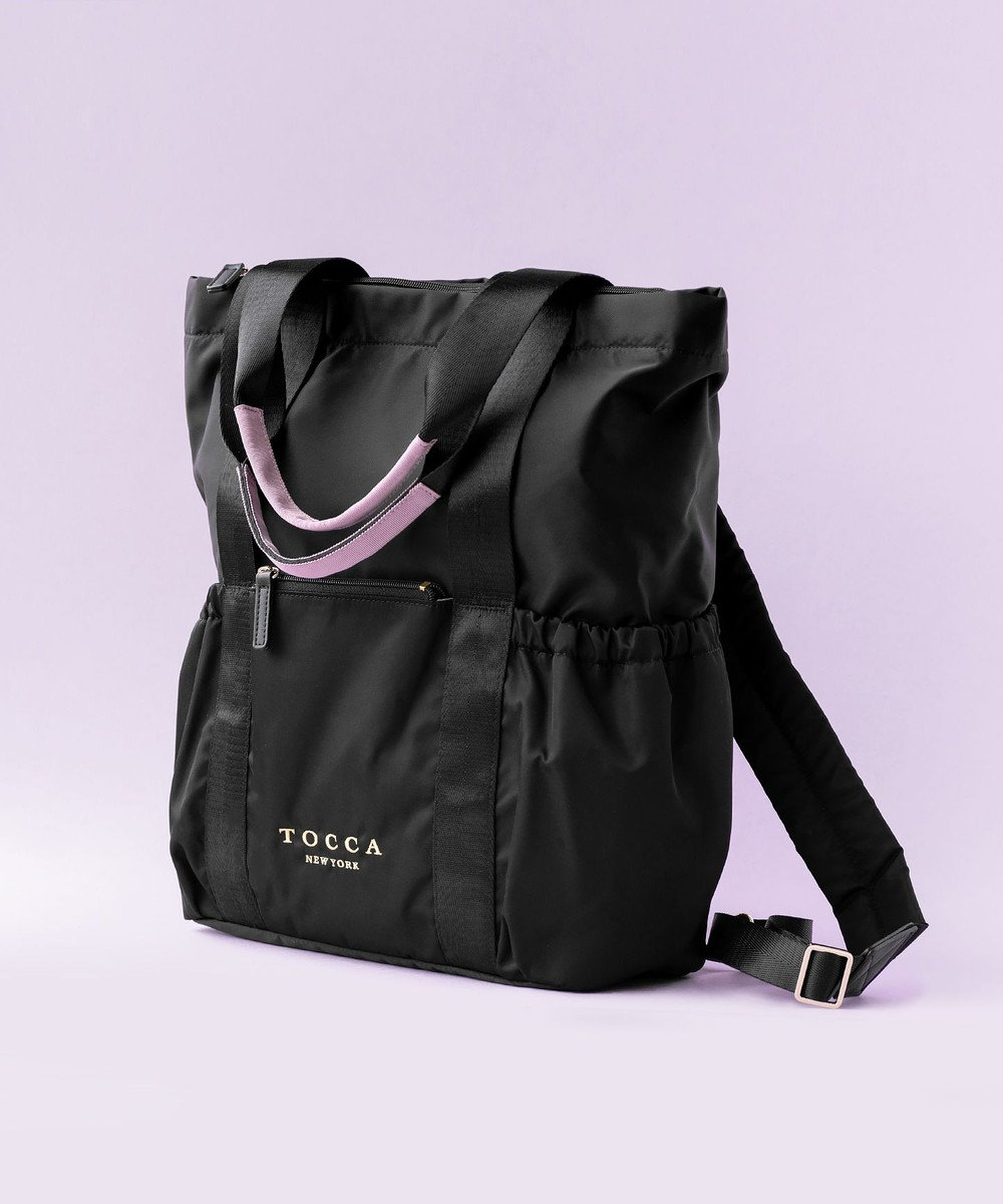 TOCCA 【WEB限定＆一部店舗限定】【撥水】CIELO TRAVEL BACKPACK バックパック ブラック系
