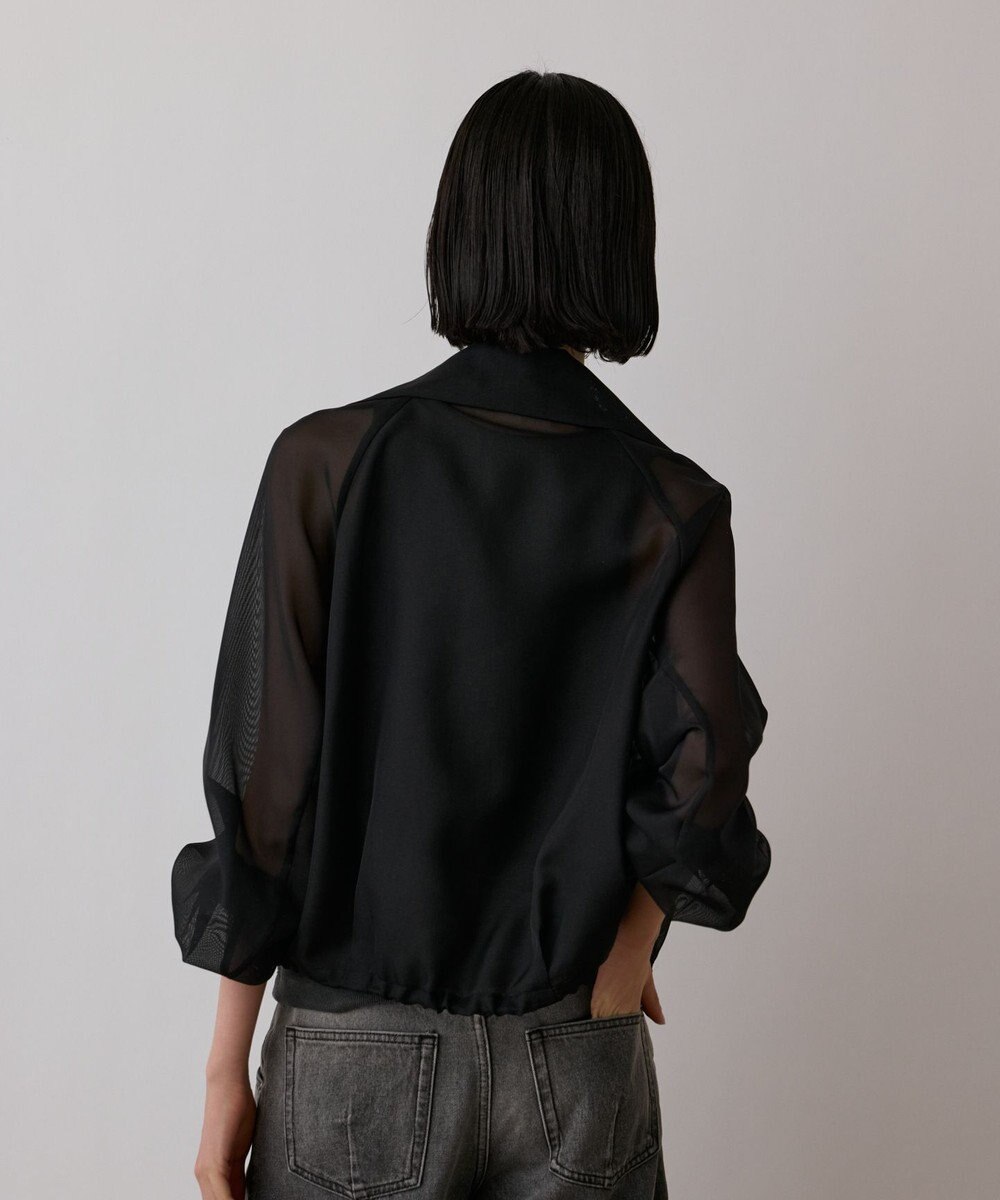 GRACE CONTINENTAL ブライトメッシュブルゾン 