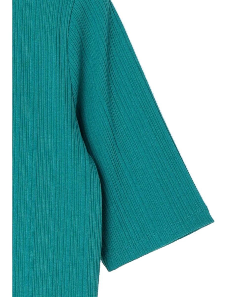 Green Parks 前後２ｗａｙリブ５分袖プルオーバー 