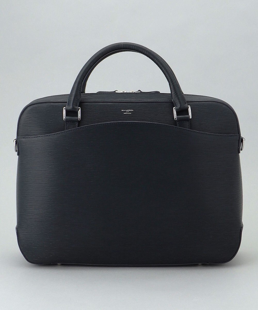 GOTAIRIKU 日本製【PELLE MORBIDA】型押しレザー ブリーフバッグ 