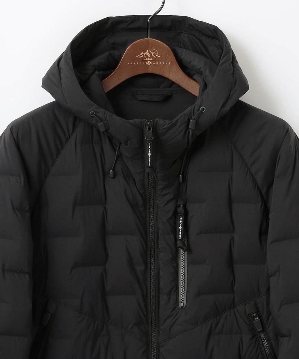 JOSEPH ABBOUD MOUNTAIN 【ストレッチ/軽量/パッカブル/ライナードッキング対応】2WAYストレッチダウンパーカー 