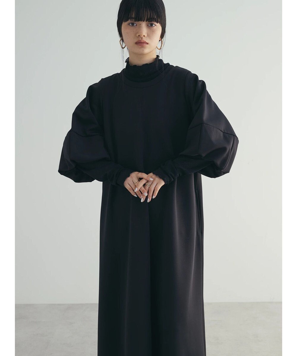 Green Parks armonia. 袖ボリュームポンチワンピース 