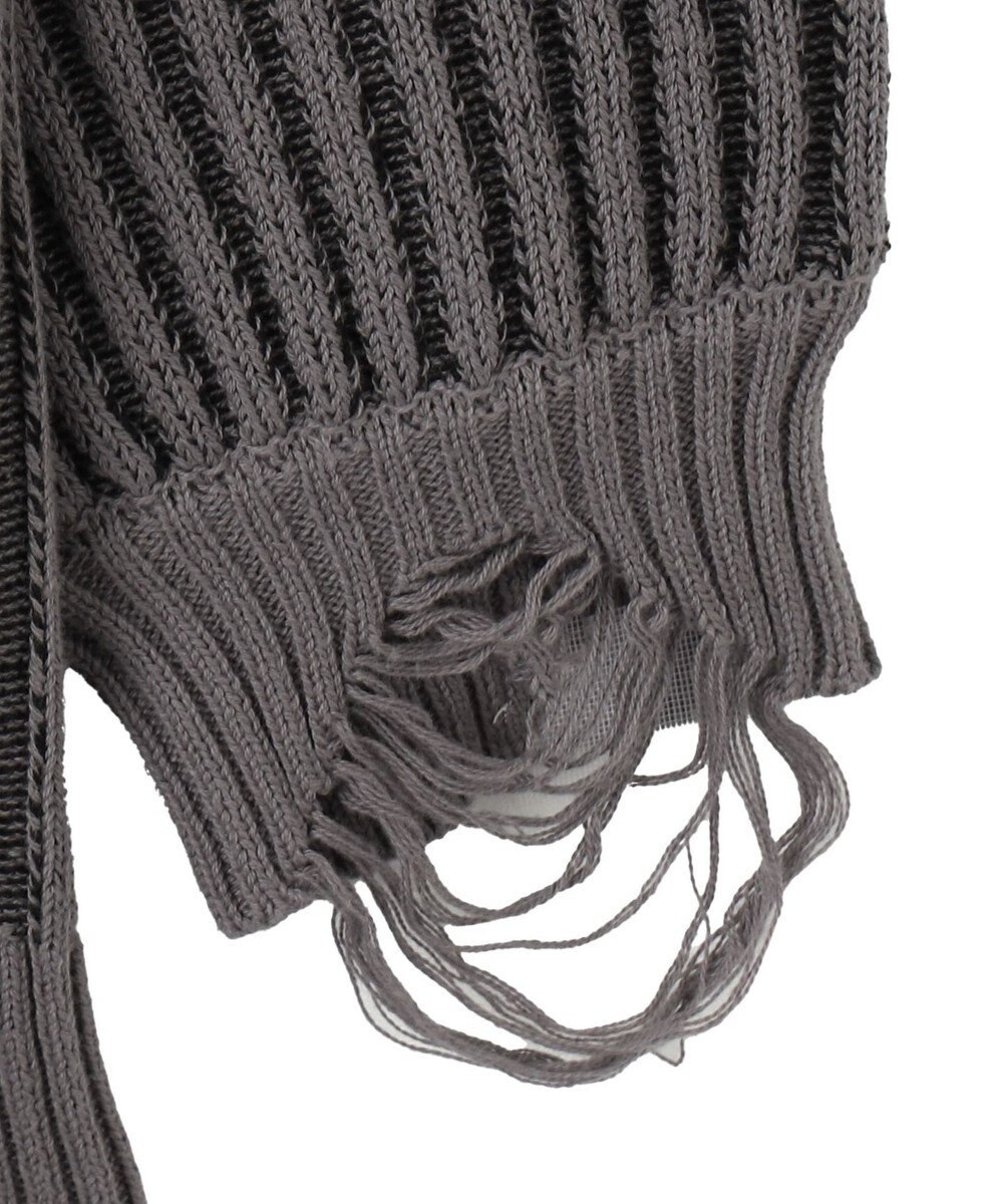 WEGO クラッシュリブBIGニットプルオーバー 