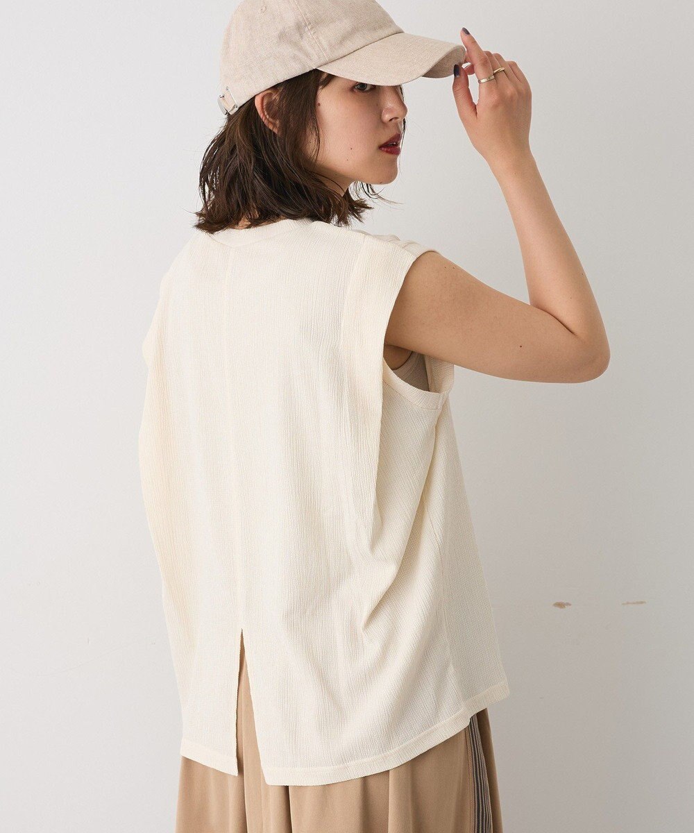 CRAFT STANDARD BOUTIQUE バックタックノースリーブプルオーバー 