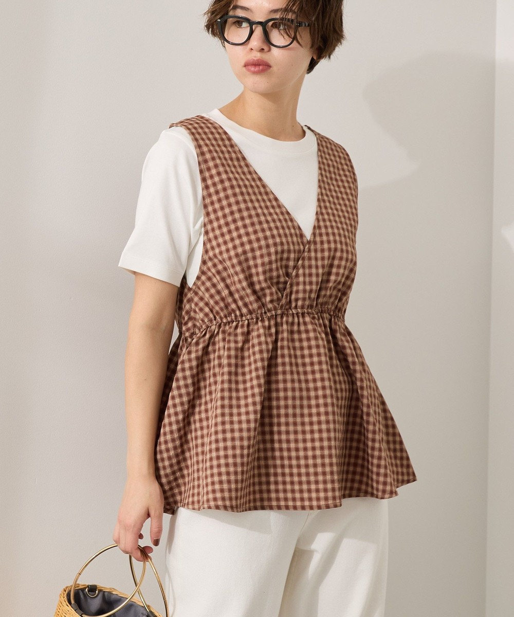 AMERICAN HOLIC 【前後2way】アソートペプラムベスト 