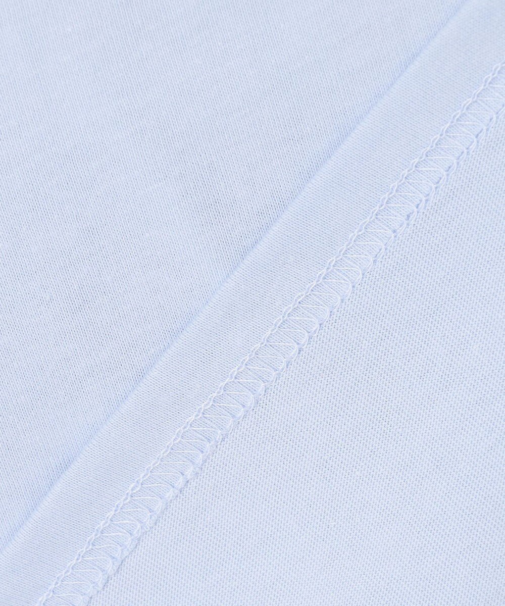 ANY KIDS 【洗濯機可能】肩あき ロゴ刺繍Tシャツ 