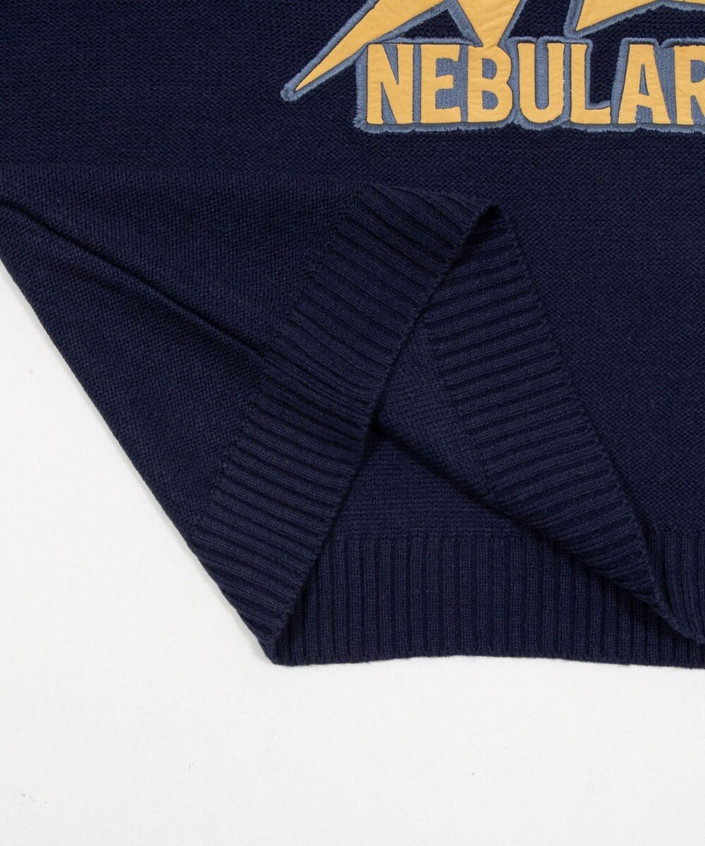 WEGO サテンワッペンニットプルオーバー 