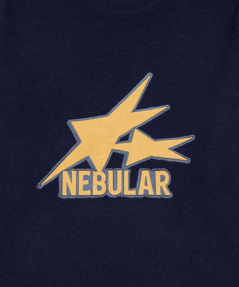 WEGO サテンワッペンニットプルオーバー 