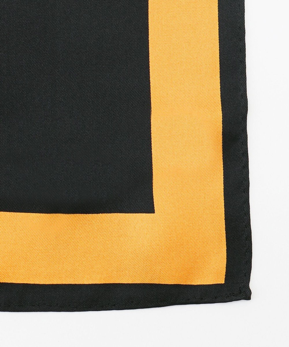 自由区 【カタログ掲載】カラーブロックシルク スカーフ 