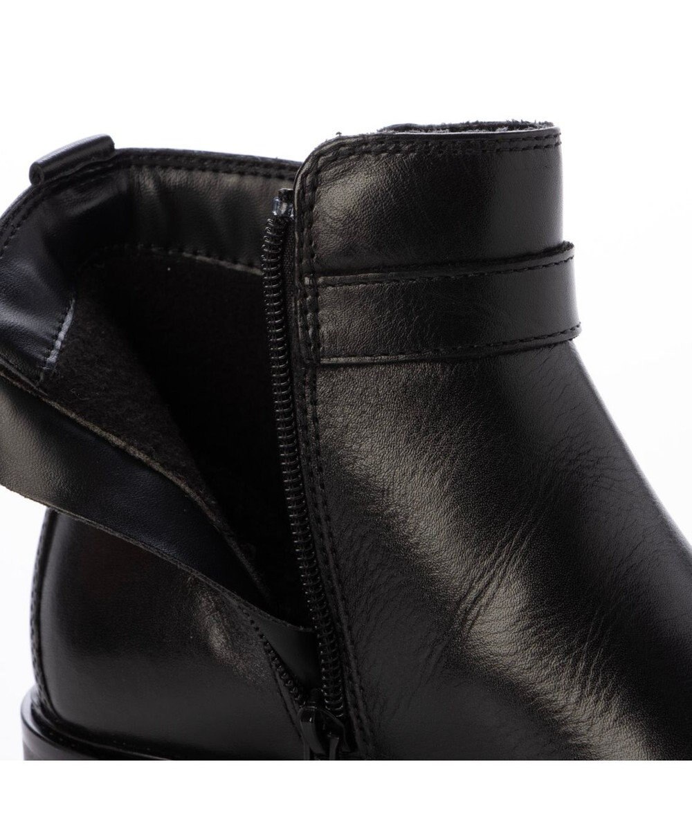 ing <ing>【WEB限定】クロスベルトデザインショートブーツ 